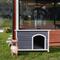 Show in main carousel: Cesicia Elevated Wooden Outdoor Dog House, Grey slide 3 of 6