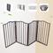 Show in main carousel: Cesicia Freestanding Dog Gate, Dark Brown slide 6 of 7
