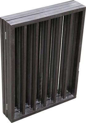 Show full view: Cesicia Freestanding Wooden Dog Gate, Dark Brown slide 3 of 7