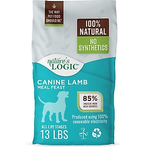 Nature's Logic 100% Natural Canine Lamb Meal Feast All Life Stages Dry Dog Food, 13-lb bag