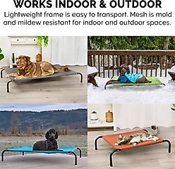 FurHaven Elevated Dog & Cat Bed, Graphite Gray, Large slide 2 of 9