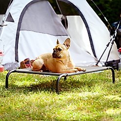 FurHaven Elevated Dog & Cat Bed, Graphite Gray, Small slide 2 of 9