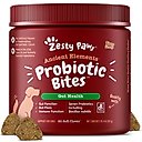 Zesty Paws Ancient Elements Probiotic Bites Bison Flavored Soft Chews Digestive Supplement for Dogs, 90 count