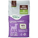 Nature's Logic 100% Natural Canine Rabbit Meal Feast All Life Stages Dry Dog Food, 13-lb bag