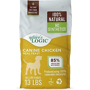 Nature's Logic 100% Natural Canine Chicken Meal Feast All Life Stages Dry Dog Food, 13-lb bag