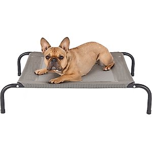FurHaven Elevated Dog & Cat Bed, Graphite Gray, Small