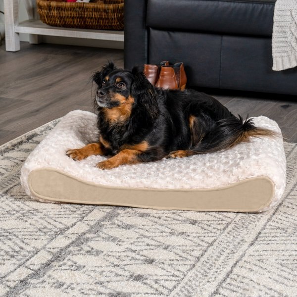 FurHaven Ultra Plush Luxe Lounger Orthopedic Cat & Dog Bed with Removable Cover