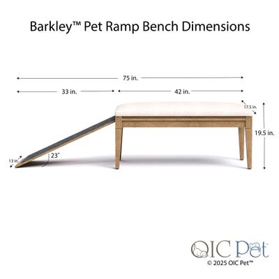 Show full view: OIC Pet Barkley Cat & Dog Bench Ramp, Harvest slide 7 of 11