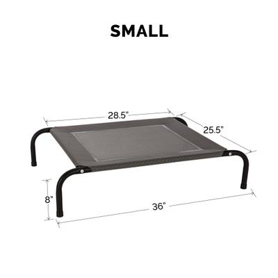 Show full view: FurHaven Elevated Dog & Cat Bed, Graphite Gray, Small slide 8 of 10