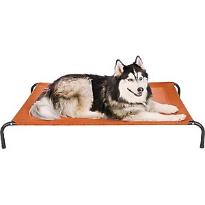 FurHaven Elevated Dog & Cat Bed, Terracotta Red, X-Large