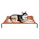 FurHaven Elevated Dog & Cat Bed, Terracotta Red, X-Large