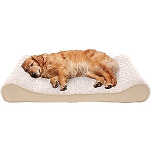 Bedsure Corduroy Fleece Dog Sofa Bed with Removable Cover