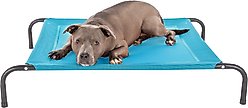 FurHaven Elevated Dog & Cat Bed, Capri Blue, Medium