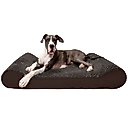 FurHaven Ultra Plush Luxe Lounger Orthopedic Cat & Dog Bed with Removable Cover, Chocolate, Giant