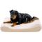Show in main carousel: FurHaven Ultra Plush Luxe Lounger Orthopedic Cat & Dog Bed with Removable Cover, Cream, Medium slide 1 of 11