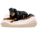 FurHaven Ultra Plush Luxe Lounger Orthopedic Cat & Dog Bed with Removable Cover, Cream, Medium