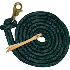 Kensington Protective Products Clinician Horse Training Lead Rope, 10-ft, Hunter/Gold