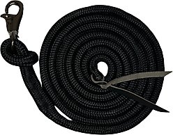 Kensington Protective Products Clinician Horse Training Lead Rope, 10-ft, Black/Black slide 1 of 5
