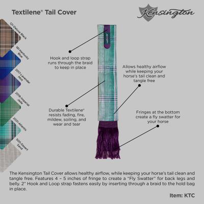 Show full view: Kensington Protective Products Signature Textilene Horse Tail Cover, Merlot slide 2 of 3