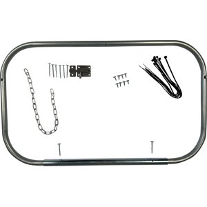Kensington Protective Products Adjustable Frame Freedom Feeder Horse Hay Feeder, Silver