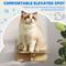 Show in main carousel: Yitahome Wall Mounted Wooden Cat Climber Set, Beige, 18 count slide 3 of 8