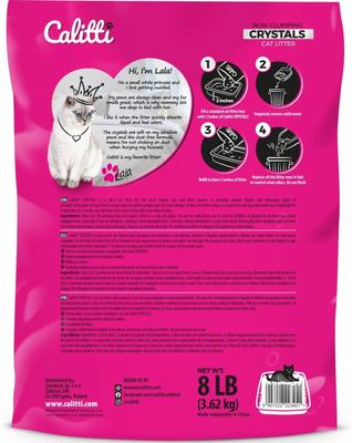 Show full view: Calitti Crystals with Silica Gel Cat Litter 8-lb bag slide 3 of 6