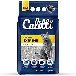Calitti Extreme Unscented Clumping Cat Litter, 20-lb bag