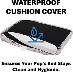 Club Nine Pets Lido Orthopedic Elevated Dog Bed, Brown, Medium slide 2 of 7