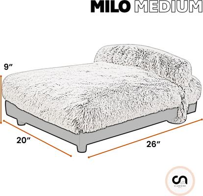 Show full view: Club Nine Pets Milo Orthopedic Raised Dog Bed, Dusty Gray, Medium slide 8 of 8