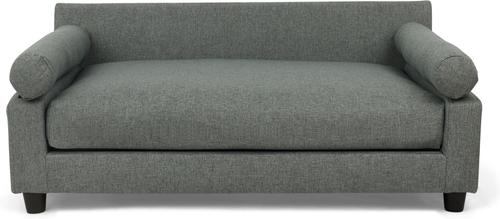 Show full view: Club Nine Pets Blake Orthopedic Dog Couch Bed, Dove, Medium slide 3 of 11