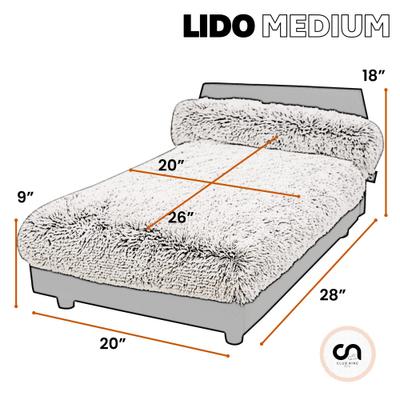 Show full view: Club Nine Pets Lido Orthopedic Elevated Dog Bed, Fawn, Medium slide 9 of 9