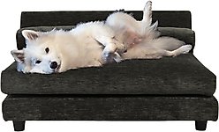 Club Nine Pets Roma Elevated Orthopedic Dog Bed, Charcoal, Large