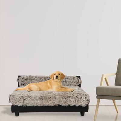 Show full view: Club Nine Pets Roma Elevated Orthopedic Dog Bed, Brown, Medium slide 4 of 9