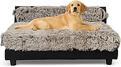 Club Nine Pets Roma Elevated Orthopedic Dog Bed, Brown, Medium