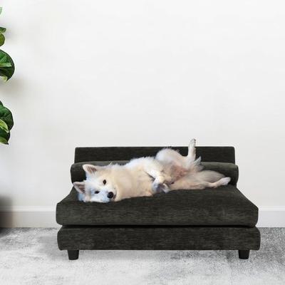 Show full view: Club Nine Pets Roma Elevated Orthopedic Dog Bed, Charcoal, Large slide 4 of 9