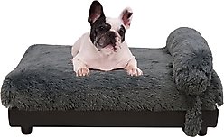 Club Nine Pets Milo Orthopedic Raised Dog Bed, Storm Gray, Medium