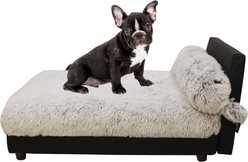 Club Nine Pets Lido Orthopedic Elevated Dog Bed, Dusty Gray, Large