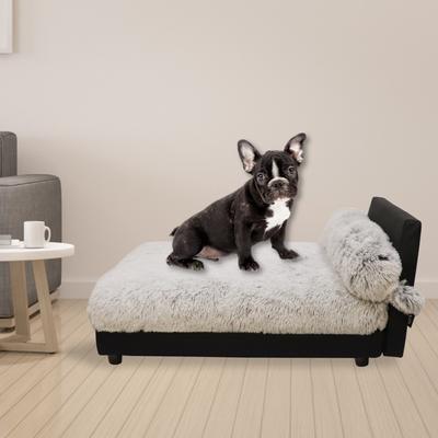 Show full view: Club Nine Pets Lido Orthopedic Elevated Dog Bed, Dusty Gray, Medium slide 4 of 8
