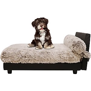Club Nine Pets Lido Orthopedic Elevated Dog Bed, Brown, Large