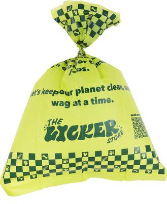 Show full view: THE LICKER STORE Extra Thick Leak Proof Environment-Friendly Poop Bags with Rechargeable LED Flashlight Dispenser, Unscented, 120 count slide 6 of 9