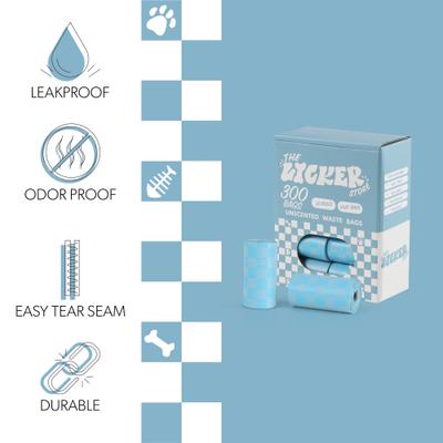 Show full view: THE LICKER STORE Extra Thick Leak Proof Poop Bags, Unscented, 300 count slide 3 of 8
