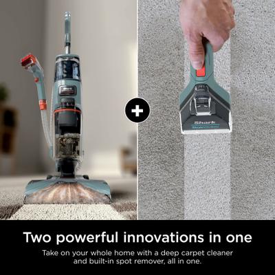 Show full view: Shark CarpetXpert EX151 Upright Carpet Shampooer, Slate Green slide 3 of 9