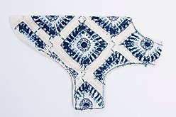 Both Tails Nazar Crochet Dog Shirt & Bandana, Medium slide 2 of 6
