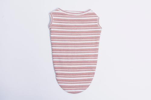 Show full view: Both Tails Candy Cane Sleeveless Dog Sweater, Red, X-Small slide 5 of 7