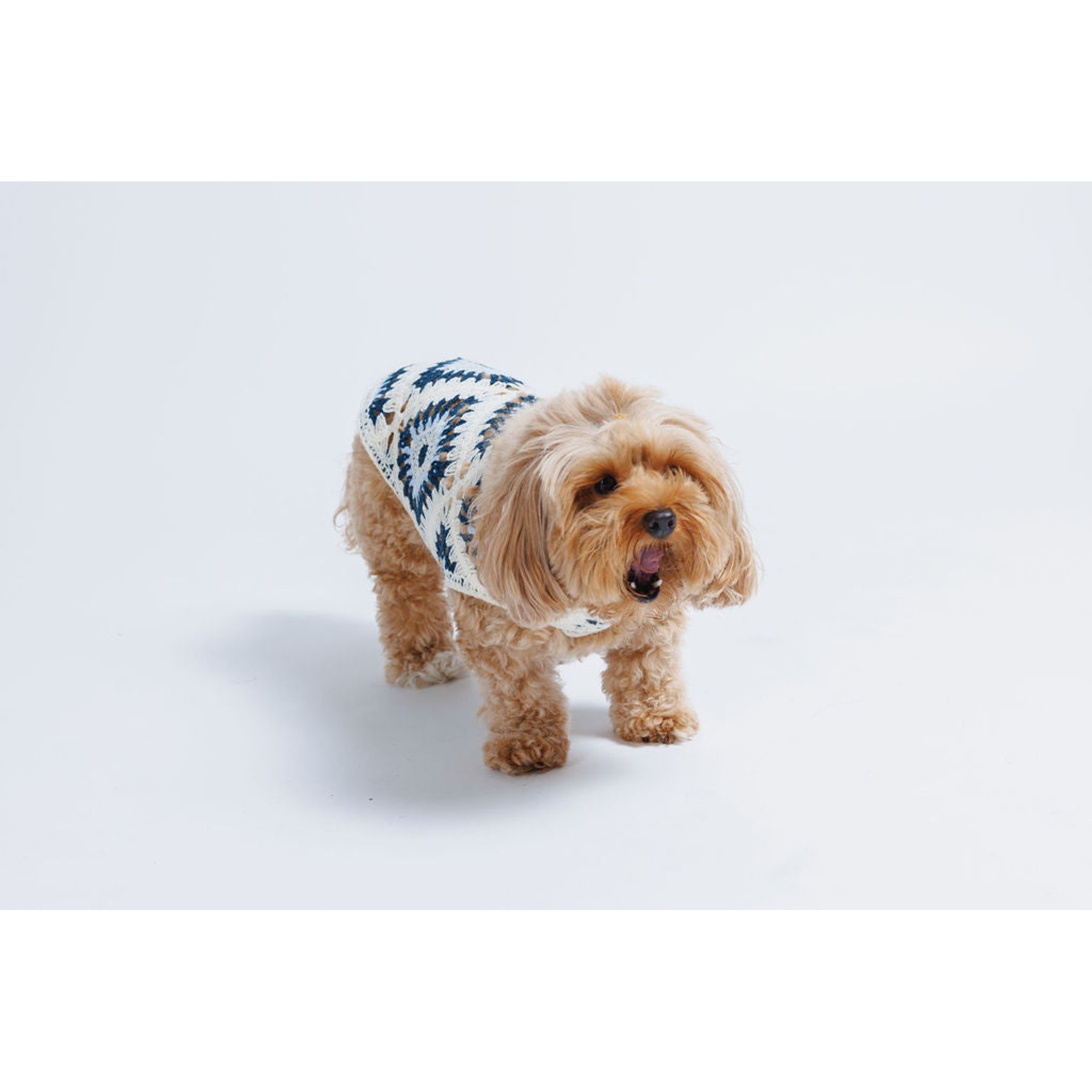 Both Tails Nazar Crochet Shirt, X-Large