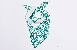 Both Tails Royal Dog Bandana, Small