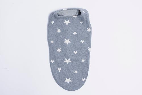 Show full view: Both Tails Starry Night Sleeveless Dog Sweater, Grey, X-Large slide 3 of 6