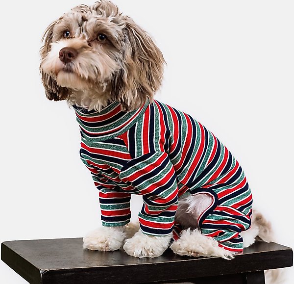 Show full view: Both Tails Midnight Long Sleeve Dog Sweater, Medium slide 3 of 3