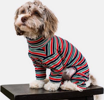 Show full view: Both Tails Midnight Long Sleeve Dog Sweater, X-Small slide 3 of 3