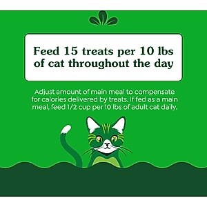 Greenies Feline SmartBites Healthy Skin & Fur Natural Salmon Flavor Soft & Crunchy Adult Cat Treats, 4.6-oz bag